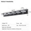Luminaire de salle de bain moderne à miroir noir à 6 lumières DEL pour salles de bain et tables de maquillage-371387546-371387524