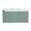 Meuble-lavabo mural 40 po avec lavabo en céramique