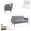 Atifa Apollos 66.9'' Wide Loveseat-651891545