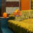 42"H Fall Metal Pumpkins Stack Yard Stake