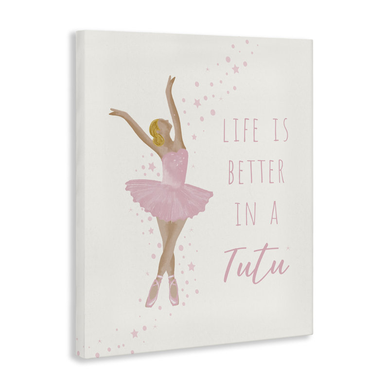 «Life Is Better In Tutu Canvas», conception par Chen Alyesh, H 20 po x l 16 po