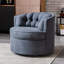 Fauteuil demi-tonneau pivotant touffeté de 33 pouces de largeur Dannyell-1770649190