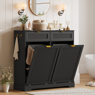 Armoire à ordures inclinable 26 gallons avec désodorisant
