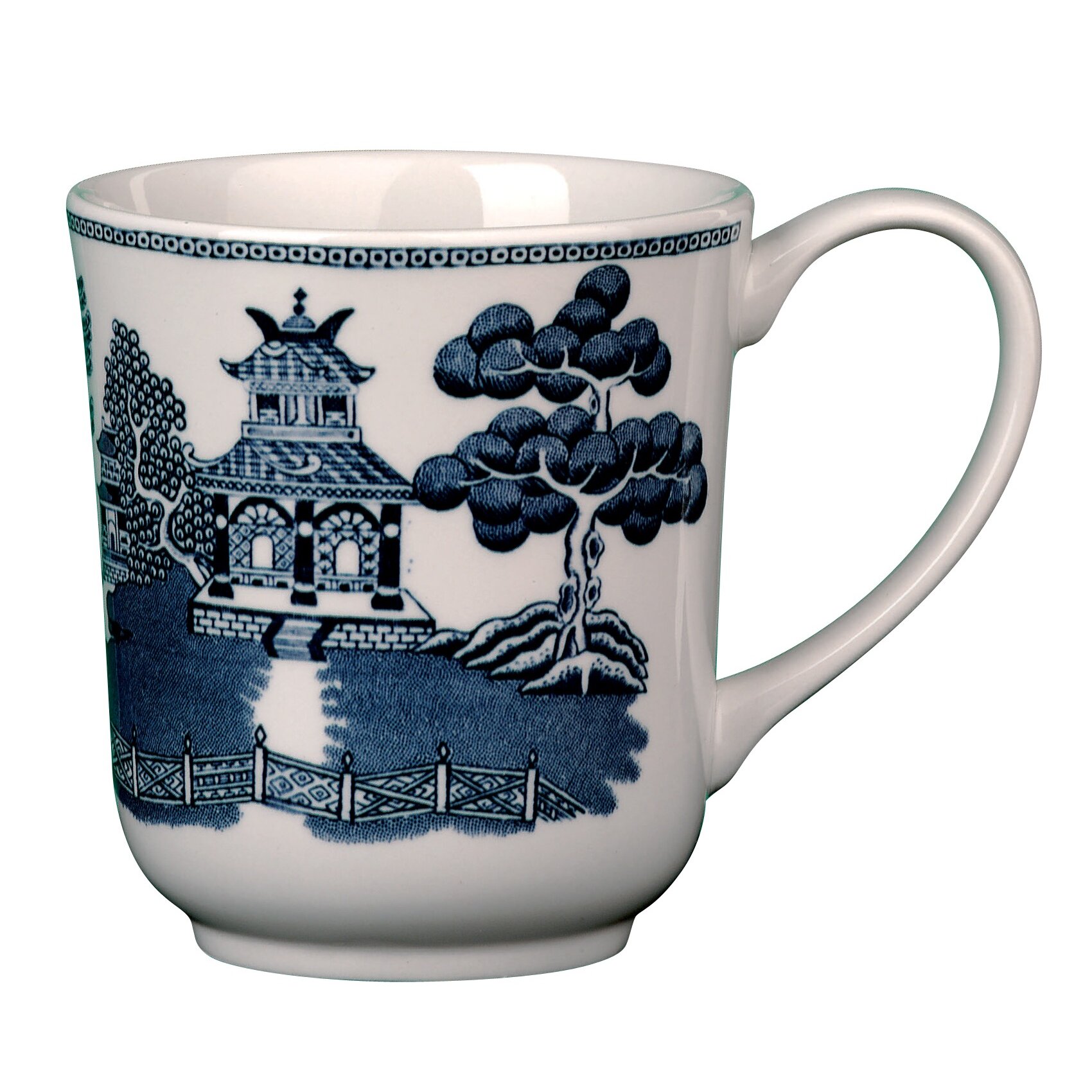 Blue Willow 8 oz. Mug Set