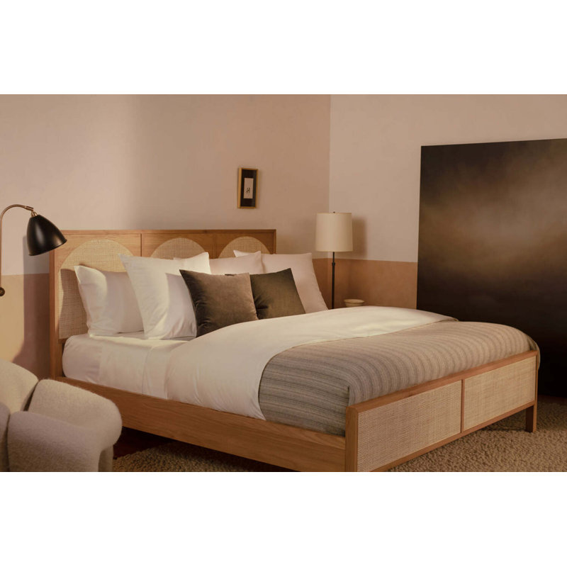 Americano Cotton Sateen Sheet Set, Cal King Sheet Set with 2 King Pillowcases