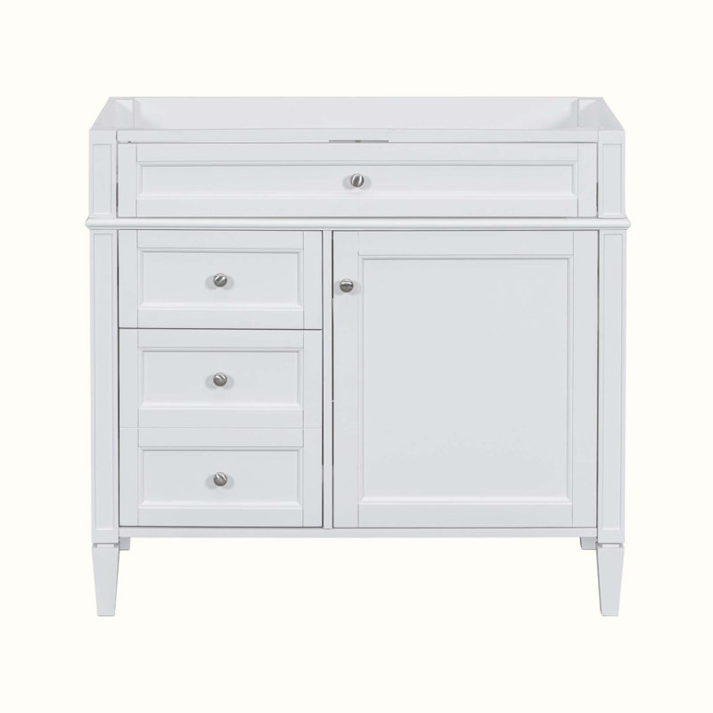 35 base de meuble-lavabo simple seulement, Blanc