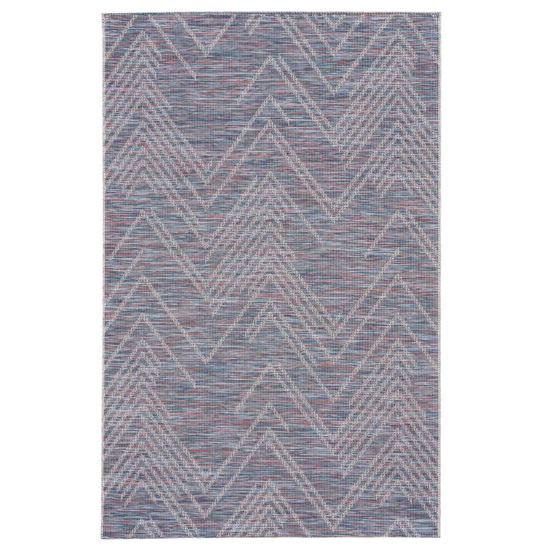 Southwestern Indoor / Outdoor Rug, Rectangle 3' 11" x 5'6" 