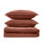 Brooklyn Loom Matte Cotton Velvet Wavy Square Stitch Quilt Set-118624103-118624101