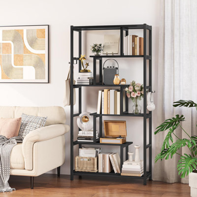 170cm H x 80cm W Metal Geometric Bookcase