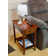 Aiydan Solid Wood End Table with Storage