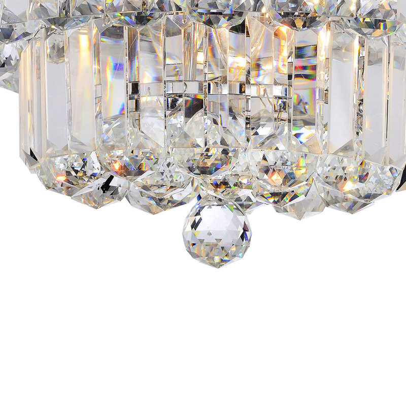 Kathryn 4 - Light 13.8" Unique/Statement Tiered Flush Mount