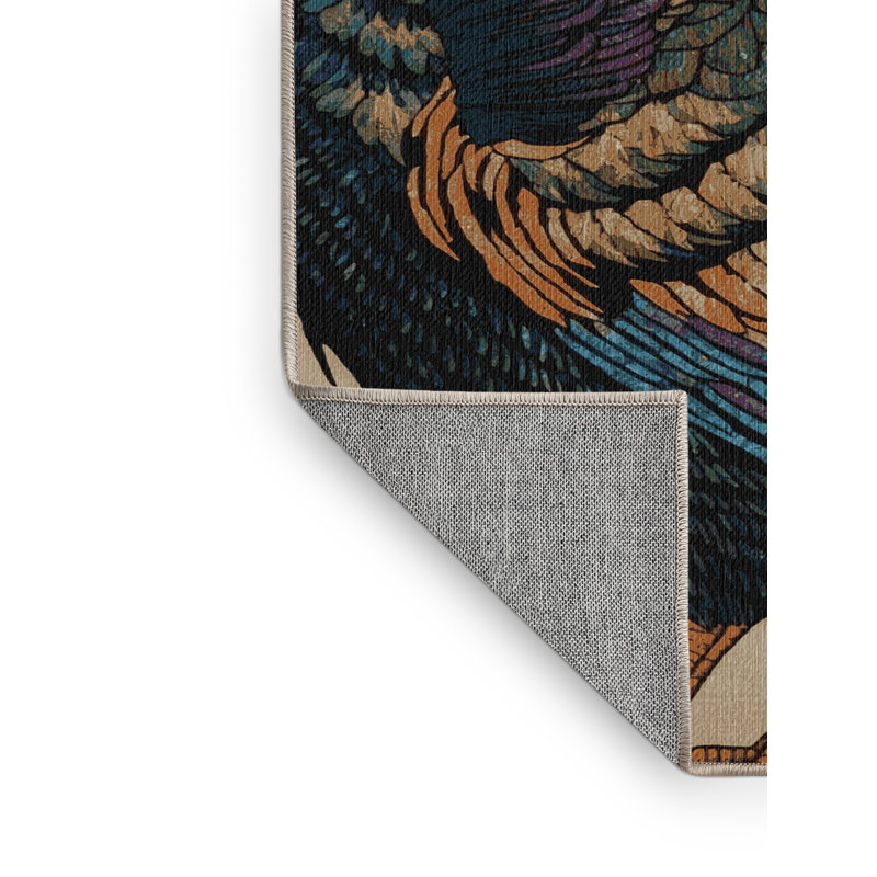  Tapis lavable Himalayan Monal, Rectangle 7 pi x 9 pi