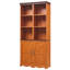 Bibliothèque de ferme avec rangement, armoire en bois aggloméré réglable pour la maison