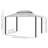 10X10HardtopGazeboWithAluminumFrame,PolycarbonateGazeboCanopyWithCurtains, NettingForGarden,Patio,Backyard,Black