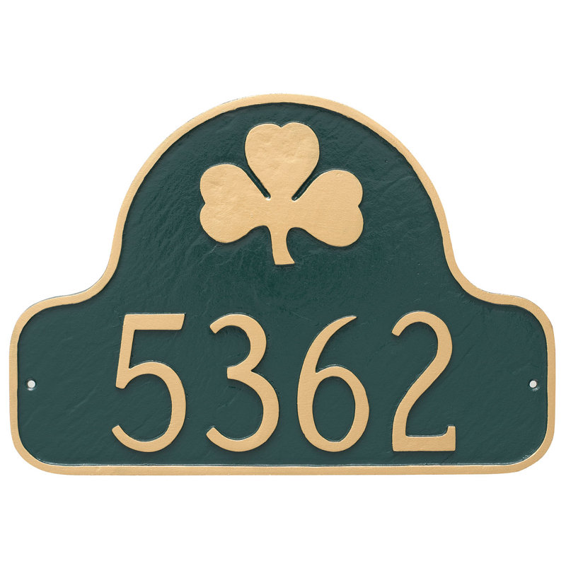 Lexington Arch Wall Plaque, Hunter Green / Gold