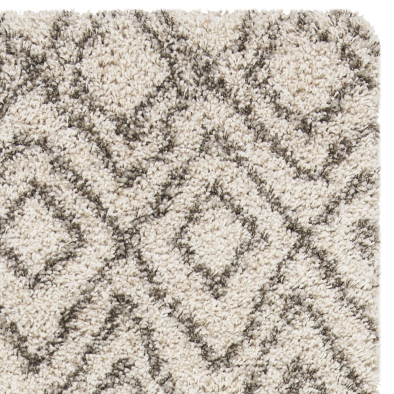 Adessa Shag Performance Geometric Rug, Rectangle 5'1" x 7'6"