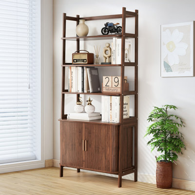 Sliding Door Storage Bookshelf