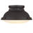 2-Light 14-in Dark Bronze Flush Mount
