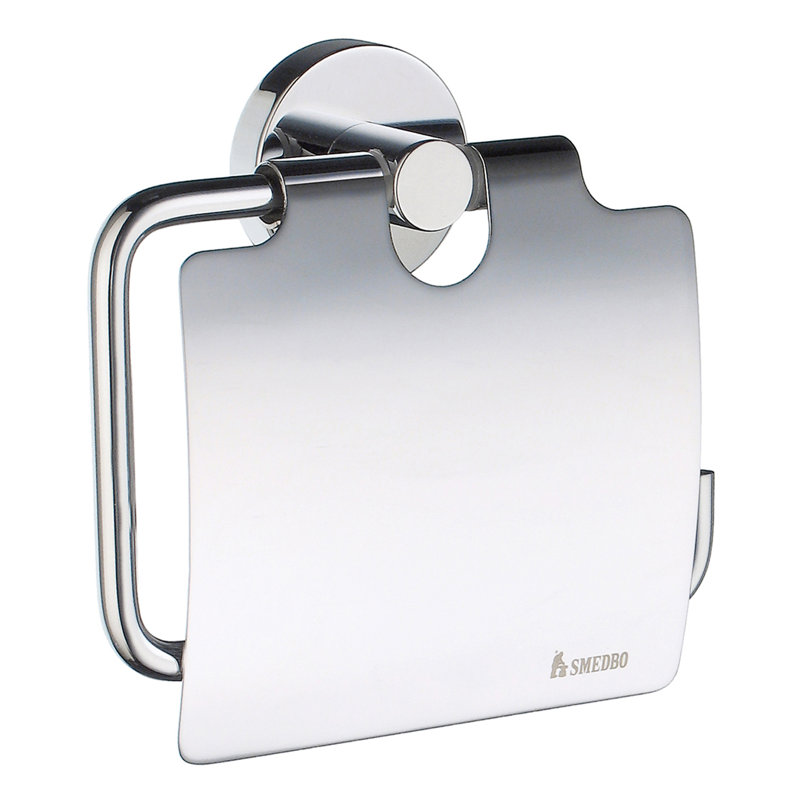 Wall Mounted Toilet Paper Holder, Brushed Chrome