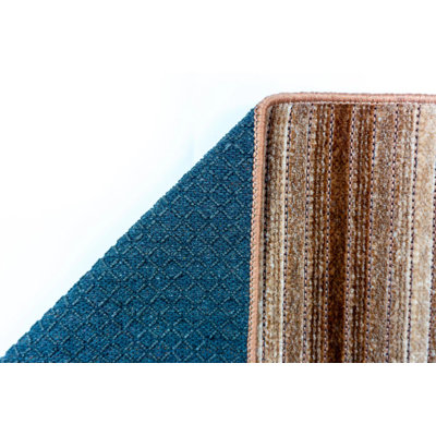 Carstens Tan Machine Washable Non-Slip Base Durable Decorative Kilim Carpet
