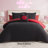 Juicy Couture Cheetah Rebel Lips Solid Reversible Bed-in-a-Bag Comforter Set-128954335