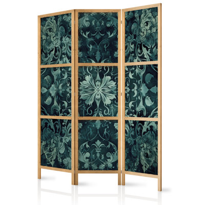 171cm H Solid Wood Folding Room Divider