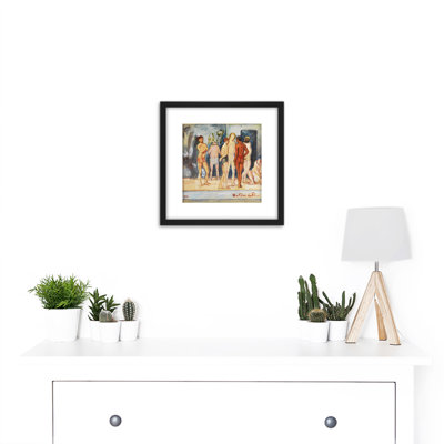 Faber Du Faur in Bath House Impressionist by Claude Monet - 1 Piece Single Picture Frame Painting