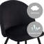 Agran Velvet Upholstered Dining Chair-2054617832