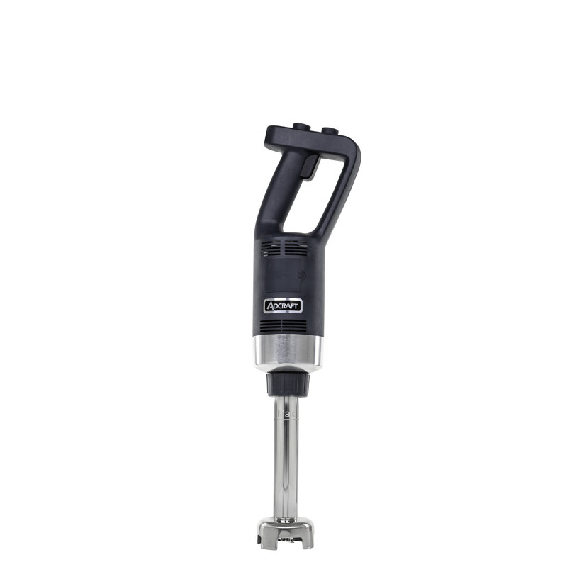 Adcraft 10" Black and Stainless Steel Commercial Immersion Blender