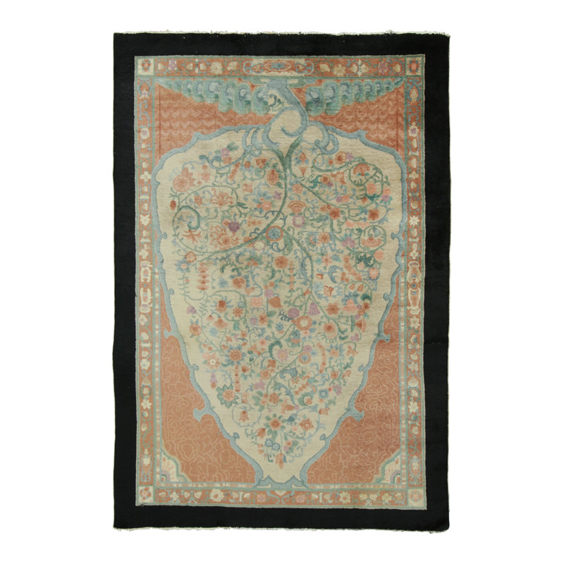 Antique One-of-a-Kind 6'0X8'11 Hand Knotted Area Rug