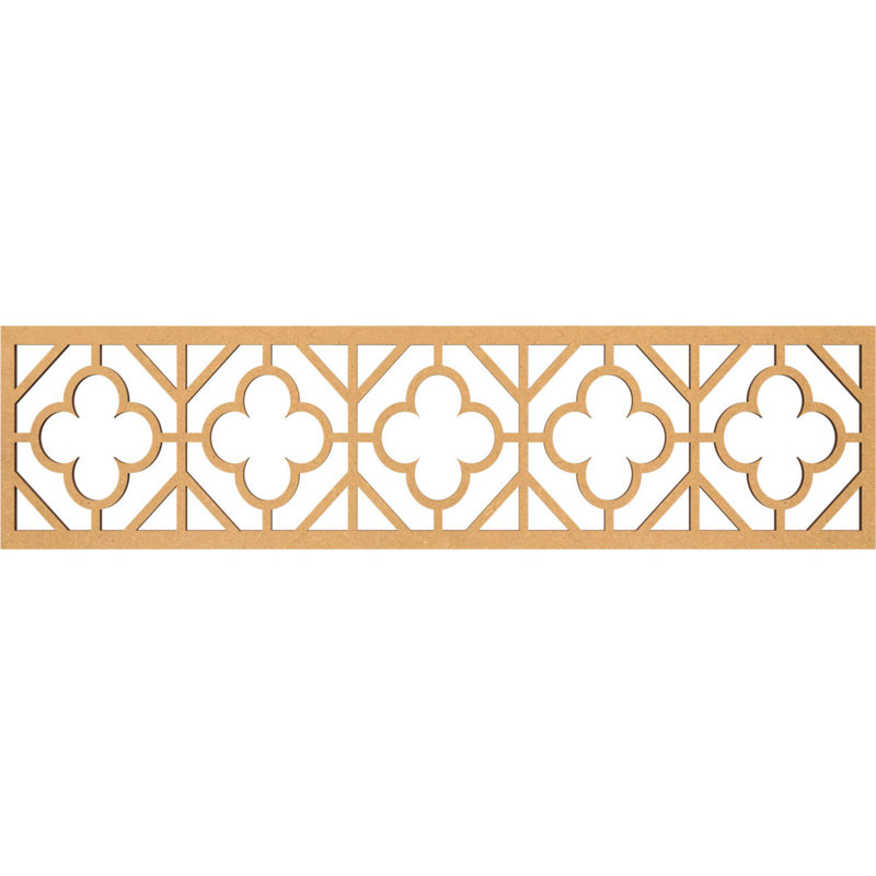 Moulure Hazelton, H 12 po x l 47 po x P 0,375 po, Bois aggloméré brut