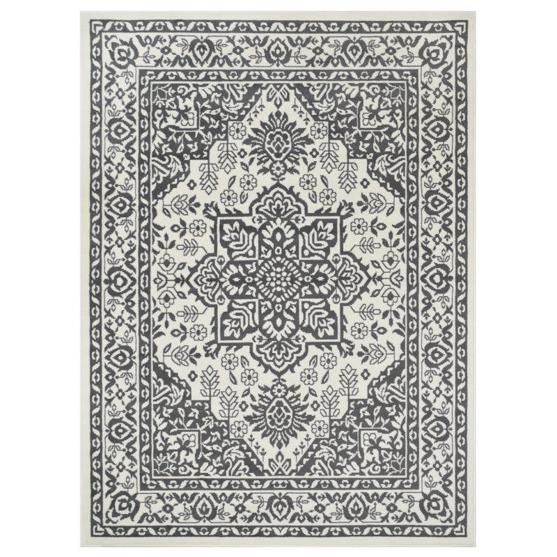 Mathes Oriental Indoor Rug, Rectangle 5' x 7'