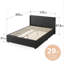 Estella Upholstered Ottoman Bed Frame-131211955-131211954