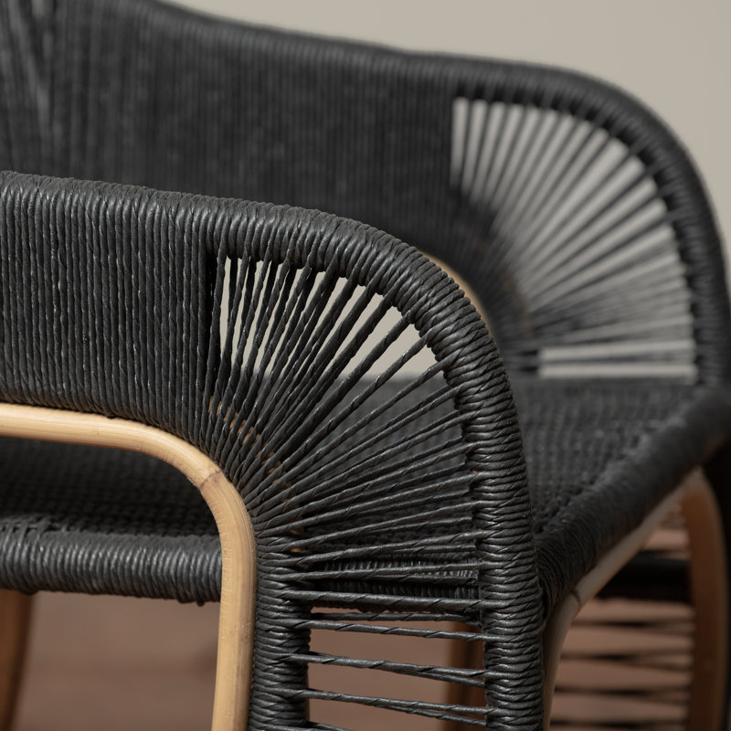 Glen Ellen Arm Chair, Black