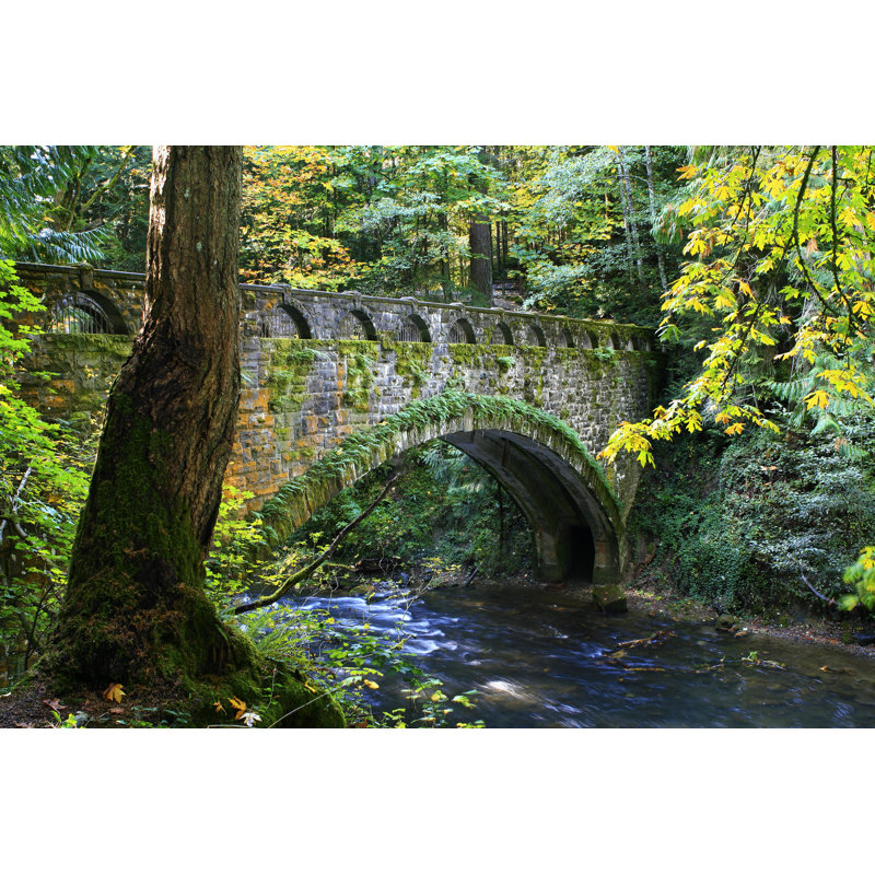 Warwick Stone Bridge - Wrapped Canvas Print, 51cm H x 76cm W x 3.8cm D