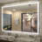 Aevar Super Bright 192 LEDs/m Front LED Lighted Anti-Fog Tempered Glass Bathroom/Vanity Mirror with ETL & 3-Year Warranty-510812212