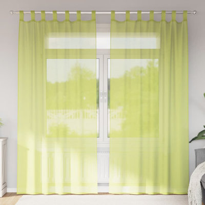 Semi Sheer Curtain Pair