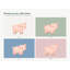 Farm Pig Wall Decal, Big Peel and Stick Nursery Wall Sticker, Satin Finish Removable Kids Room Wall Art, 20"W x 20"H (50 x 50 cm)-624160162