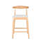 Tabourets de comptoir en bois massif de conception moderne avec tabourets de bar rembourrés avec pieds en bois pour îlot de cuisine-1692648564-1692648565