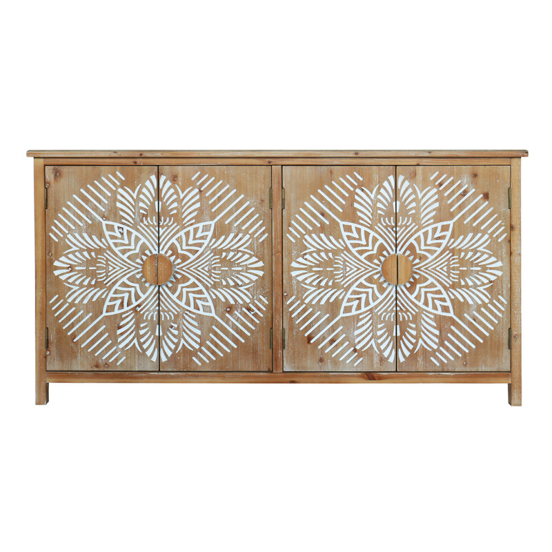 Armoire 60 "pour vestibule brun et blanc antique avec solutions de rangement pratiques