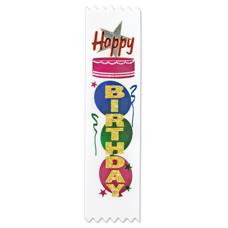 Ruban de jeu de valeur joyeux anniversaire