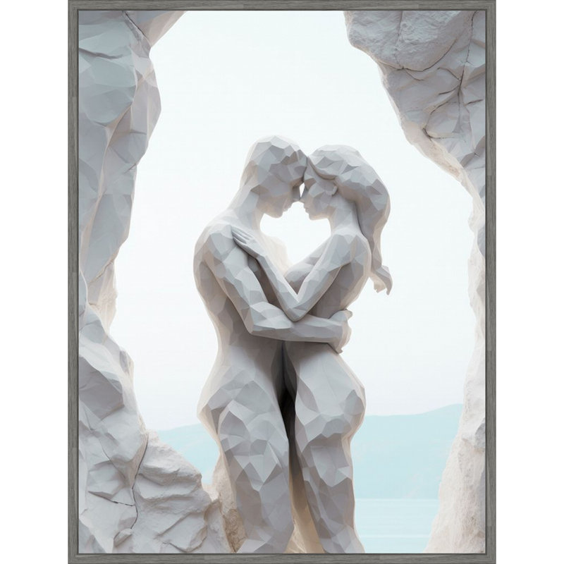 «Paris» par Wrenn, reproduction d'art sur toile encadrée, H 42 po x l 32 po