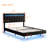 Size Floating Bed Frame With LED Lights And USB Charging,Modern Upholstered Platform LED Bed Frame,-401284130-401284156