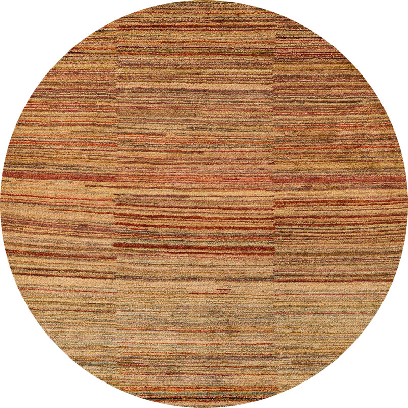 Abstract Indoor Rug, Round 5'