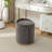 Juriana Metal Accent Stool Swivel Vanity Ottoman-1956295007