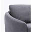 Causeuse en lin gris yuina