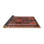 Tapis à motif oriental rouge / brun-1642830435