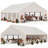 10' x 20' Heavy-Duty Party Tent, Waterproof Event Shelter with Removable Sidewalls-126556060