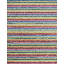 Surrey Stripe Hand-Tufted Plush Wool Rug High-Low Rainbow Multicolor-966528103