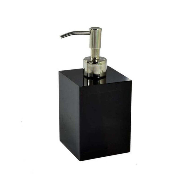 Soap / Lotion Dispenser, Silver/Black
